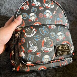 Loungefly Star Wars Kids Backpack - Black and Blue